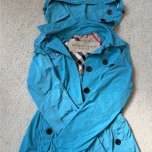 Burberry Women's Teal Coat